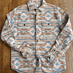 Faherty Multicolor Geometric Shirt